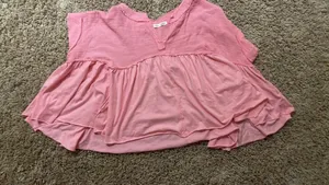 Pink Altar'd State Flowy Top thumbnail 3