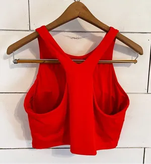 Athleta Conscious Crop A-C Cup Sports Top. Size Medium. thumbnail 5