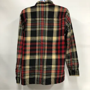 Lauren Ralph Lauren plaid button down shirt size M women’s top 100% wool thumbnail 3