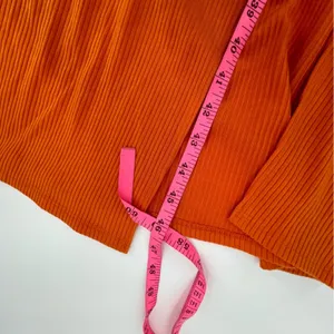 Reformation Formosa Ribbed Midi Dress Ochre Sz‎ Small thumbnail 10