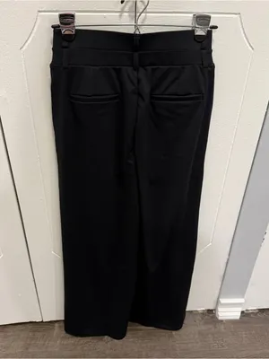NWT Halara Black High Waisted Double Waistband Wide Leg Work Pants thumbnail 2