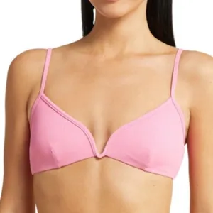 L*SPACE Swim Pink Helena Top - Medium thumbnail 1