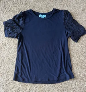 Navy blue dress shirt thumbnail 1