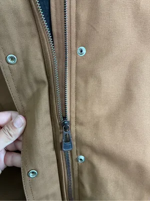 NWT Dickies Women's Brown Waxed Canvas Chore Coat Utility Winter Jacket Sz L thumbnail 6