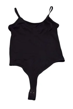 Heyshape Black Shapewear Bodysuit Adjustable Straps Seamless Thong‎ Large NWT thumbnail 1