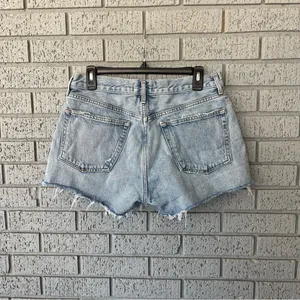 Agolde Parker Denim Shorts Distressed Light Wash Size 29 thumbnail 6