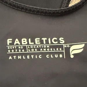 Fabletics Athletic Black Sports Bra Top small thumbnail 3
