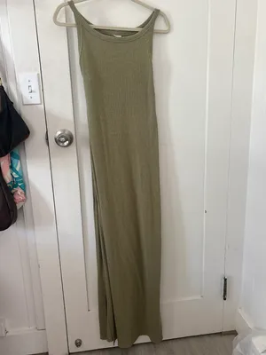 Long Green Dress Size M thumbnail 5