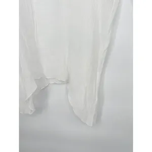 Spense White Gauzy‎ Tunic Top Size M Flowy Asymmetric Beachy Boho CoverUp Resort thumbnail 3