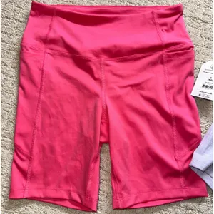 Athletic Works Biker Shorts Women S Pink Lavender Crossover Waist Bundle‎ 2 pair thumbnail 13