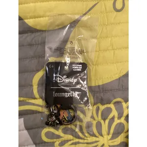 NWT Loungefly The Little Mermaid Triton's Gift Enamel Keychain thumbnail 4