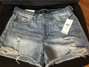 7 For All Mankind Shorts Denim thumbnail 1