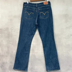 Levis Women Classic Bootcut‎ Jeans Size 12M Stretch Western Indie Heritage Lapis thumbnail 16