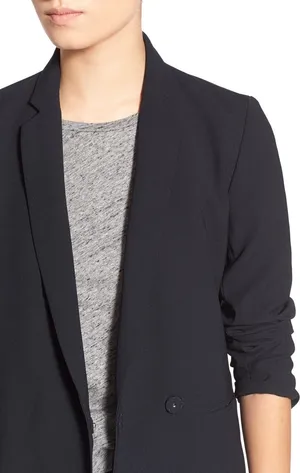 Madewell Snap Button 'lycee' Drapey Blazer thumbnail 7