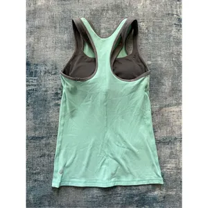 Lululemon Inspiration Tank Toothpaste Mint Green / Heathered Slate Gray 4 thumbnail 6