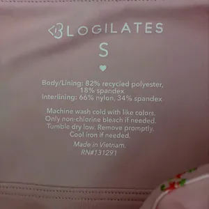 Blogilates Pink Gingham Ruffle Lace Up Tank Top Floral Trim Small NWT Balletcore thumbnail 8