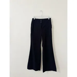 Anthropologie Maeve The Naomi Wide Leg Pants Black High Rise NWT Size 8 thumbnail 2