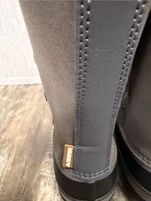 Project Cloud Women's Fur-Trim Leather Waterproof Winter Boots - Gray Size 9 thumbnail 7