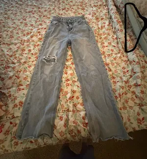 High rise jeans Gray Size XS thumbnail 1