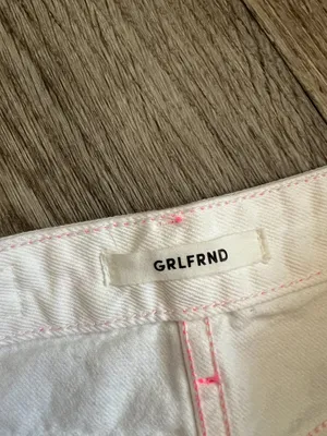 Grlfrnd white‎ jean shorts size 26 thumbnail 7