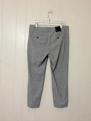 Banana Republic Avery Mid Rise Straight Ankle Pants Gray Novelty Size 10 NWT thumbnail 7