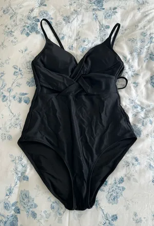 Aerie Black One-Piece Swimsuit thumbnail 1