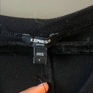 Express Classic Black Long Sleeve Tee thumbnail 2