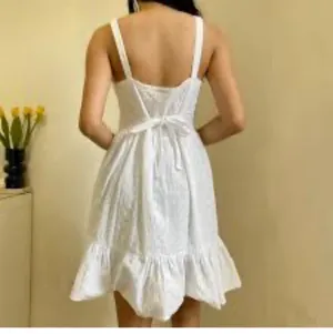 NWT Brandy Melville Tiana White Cotton Mini Dress One Size. thumbnail 2