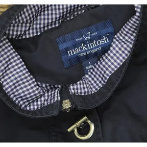 Mackintosh New England Double Closure Parka Anorak Jacket Coat Navy Blue L thumbnail 6