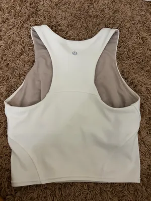 Lululemon white tank top thumbnail 3