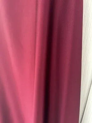 David's Bridal Dark Red/maroon Satin Dress thumbnail 3