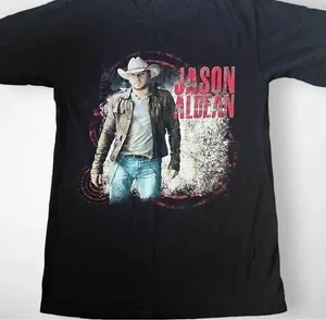 JASON ALDEAN Women's‎ 2012 Concert Tour T Shirt Black Small | EUC thumbnail 1