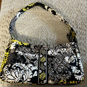 Vera Bradley Piccadilly Plum Small Shoulder Bag Purse Handbag 7" 11" thumbnail 1