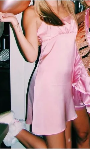 Pink edit by nine slip dress Size M thumbnail 2