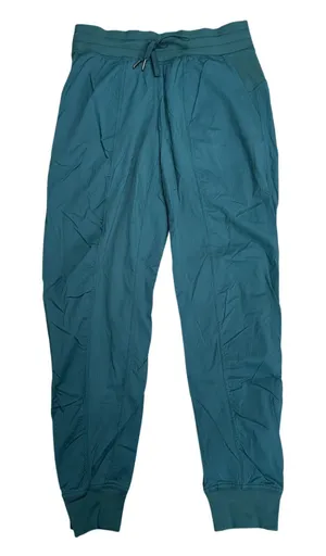Lululemon Dance Studio Jogger Women 6 Teal Excellent Textured Activewear thumbnail 1