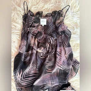 NWT MISA Los Angeles Palma Set San Miguel Palm Ruffle Skirt & Top Medium Revolve thumbnail 3