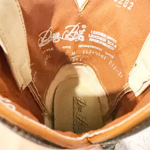 Dan Post Cowboy Boots Blue Leather Embroidered Size 6 * thumbnail 5