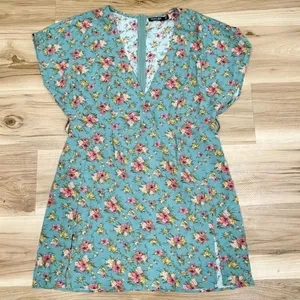 Nasty Girl Call In Slick Floral Mini Dress Women’s 6 thumbnail 2