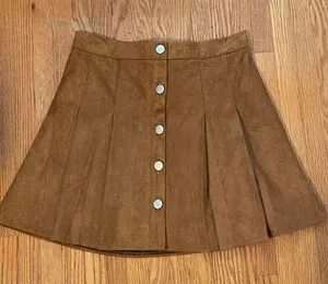 Faux suede skirt thumbnail 1