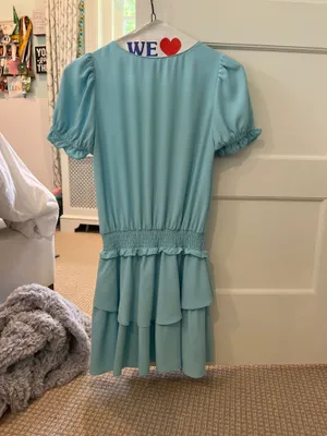 Amanda Uprichard Mini Dress Blue thumbnail 2