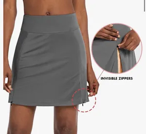 BALEAF Women's Cycling Skirt 3D Padded Bike Shorts Biking Zipper Athletic Skort Pockets thumbnail 2