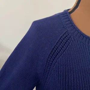 J Crew navy side-tie Crewneck elongated sweater size M thumbnail 75