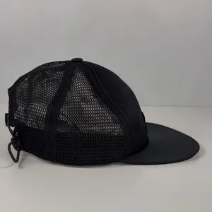 Roark Peaking Packable Trucker Hat Black Sage Logo NWT One Size thumbnail 4
