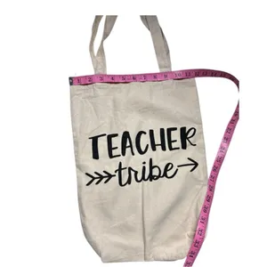 Teacher Tribe Canvas Graphic Tote Bag Accessory thumbnail 4