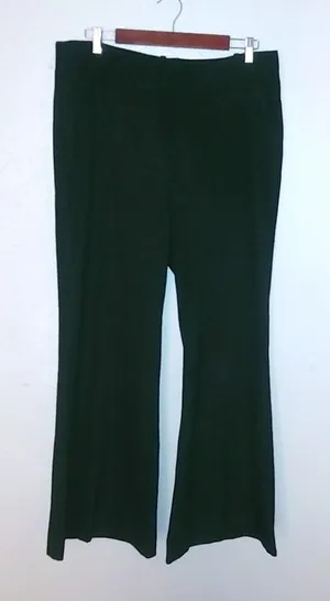 Jennifer Lopez 16R 36x33 Black Flare Dress Pants Plus - Funeral thumbnail 1