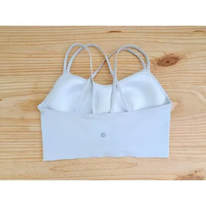 Lululemon Align Bra Gray Size S Nulu Fabric Cross Back Yoga Sports Bra thumbnail 5