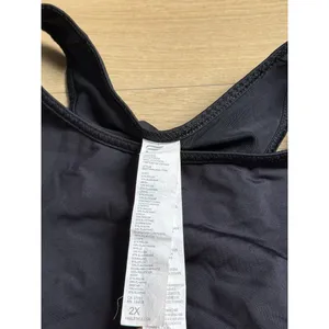 EUC Womens Fabletics Black‎ Trinity High Impact Sports Bra 2X 18-20 Back Pocket thumbnail 3
