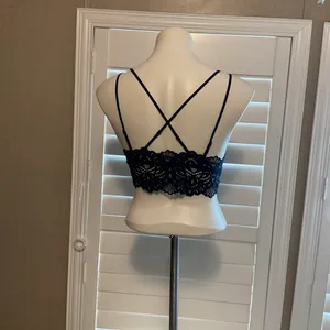Lace Bra Black Size M thumbnail 3