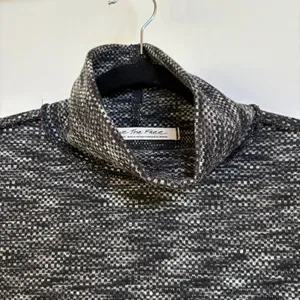 Free People Sunny Days Mock Neck Oversized Sweater Knit Boxy Winter Top Small thumbnail 8
