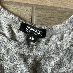 Buffalo David bitton gray leopard pullover thumbnail 2